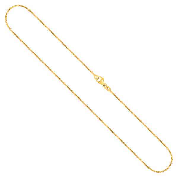 Goldkette als Bingokette in Gelbgold 333 / 8K, 50 cm lang, 1,1 mm breit, Gewicht ca. 3.1 g.