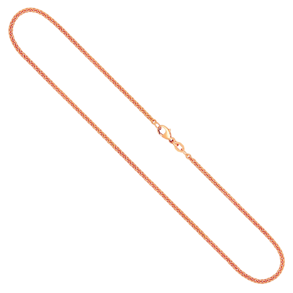 Ankerkette rund Rotgold