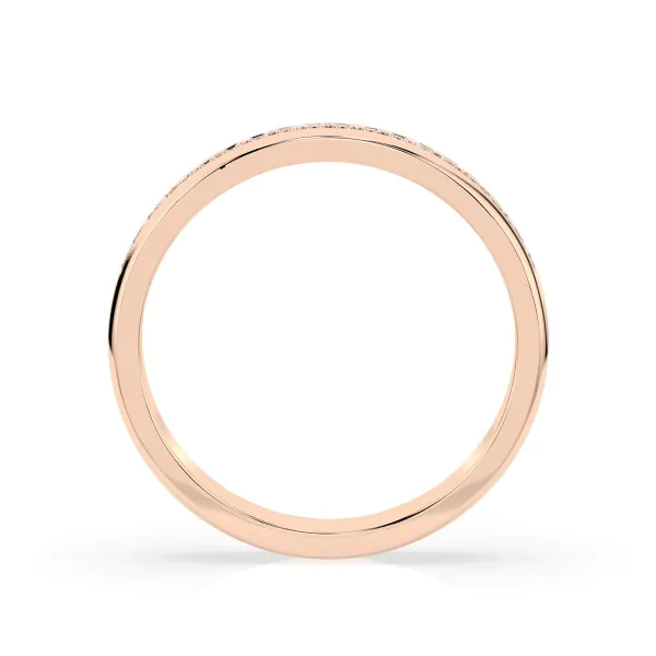0,15 Karat Diamant Verlobungsring mit 19 Diamanten, Rotgold 585 / 14K