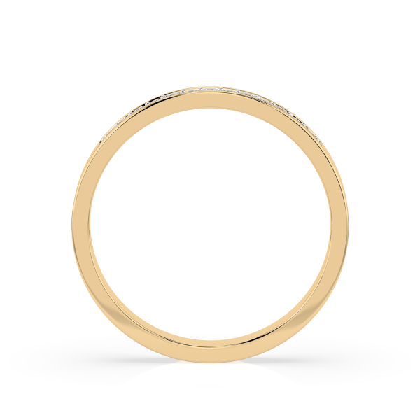 0,11 Karat Diamant Verlobungsring mit 13 Diamanten, Gelbgold 585 / 14K, Gewicht ca. 1.9 g.