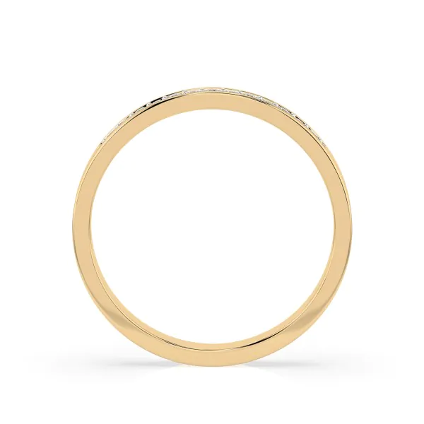 0,11 Karat Diamant Verlobungsring mit 13 Diamanten, Gelbgold 585 / 14K