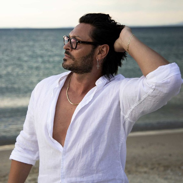 Goldkette als Königskette in Gelbgold 585 / 14K, 65 cm lang, 2,3 mm breit, Gewicht ca. 28.9 g.