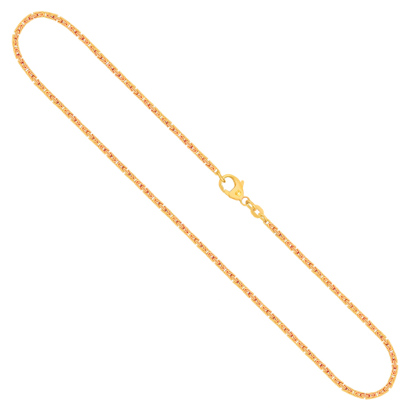 Seilkette 3-reihig Gelbgold