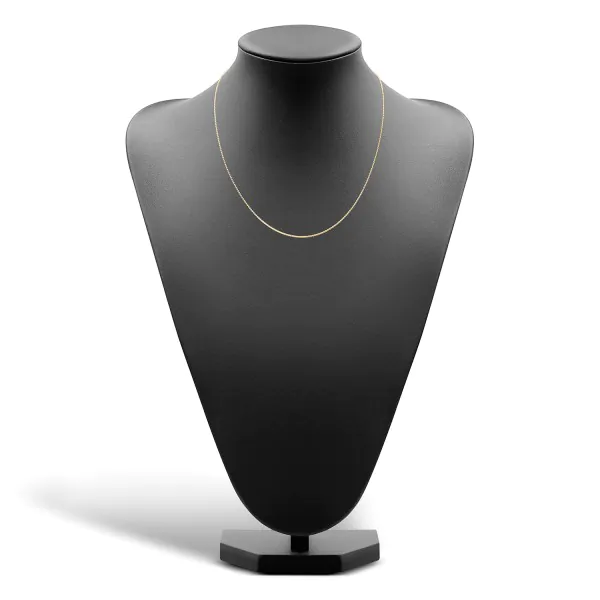 Goldkette als Zopfkette in Gelbgold 585 / 14K, 50 cm lang, 1,3 mm breit, Gewicht ca. 3.3 g.