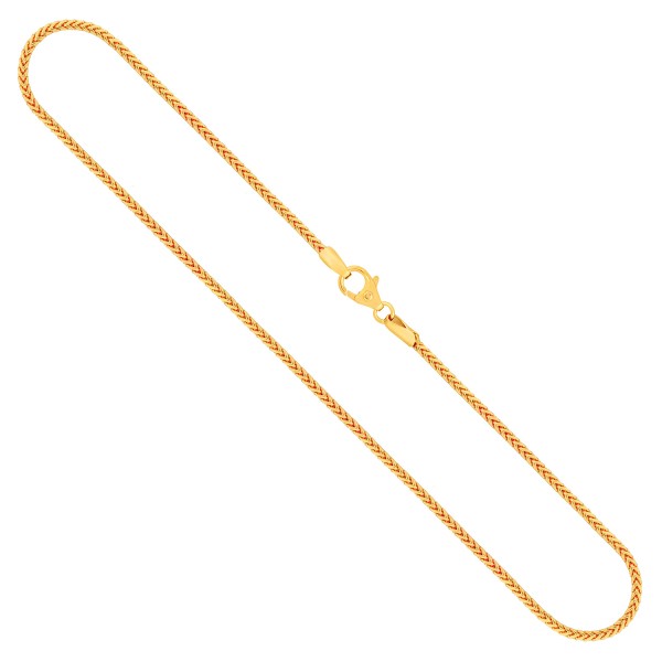 Goldkette als Bingokette in Gelbgold 333 / 8K, 80 cm lang, 1,8 mm breit, Gewicht ca. 13.3 g.