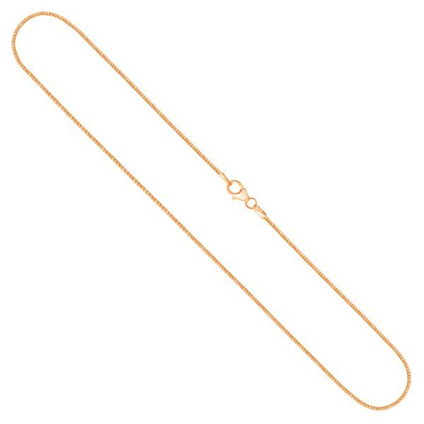Goldkette als Tondakette in Gelbgold 750 / 18K, 45 cm lang, 1,2 mm breit, Gewicht ca. 7 g.