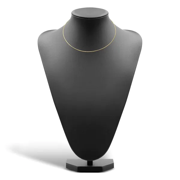 Goldkette als Tondakette in Gelbgold 375 / 9K, 42 cm lang, 1,5 mm breit, Gewicht ca. 7.9 g.