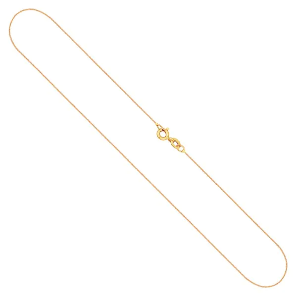 Ankerkette rund Gelbgold