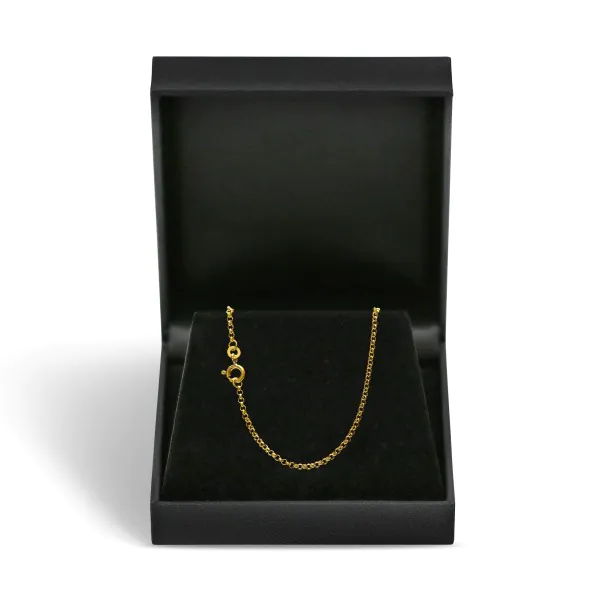 Goldkette als Erbskette in Gelbgold 333 / 8K, 42 cm lang, 2 mm breit, Gewicht ca. 3.8 g.