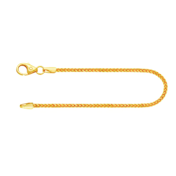 Armband als Bingokette in Gelbgold 333 / 8 K, 18 cm lang, 1,5mm breit, Gewicht ca. 2.4 g.