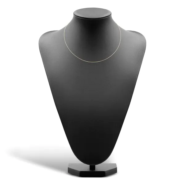 Goldkette als Tondakette in Gelbgold 333 / 8K, 45 cm lang, 0,8 mm breit, Gewicht ca. 2.4 g.
