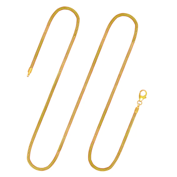 Goldkette als Schlangenkette in Gelbgold 333 / 8K, 60 cm lang, 1,9 mm breit, Gewicht ca. 8.4 g.