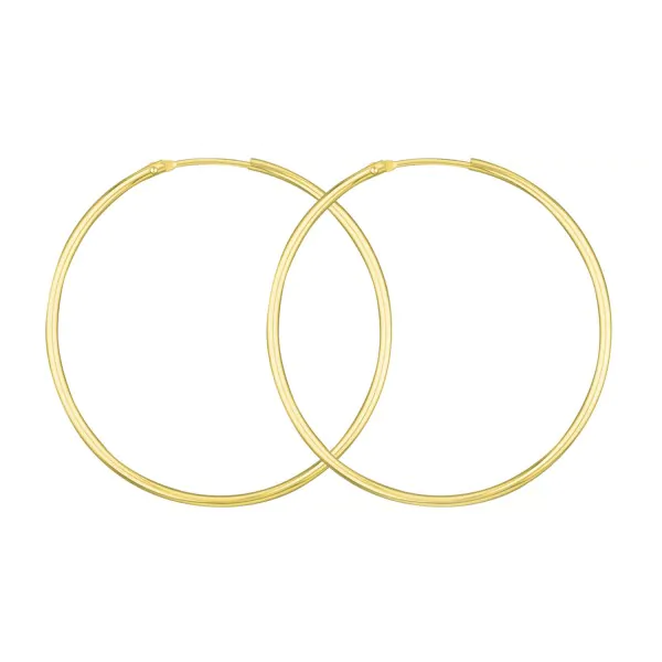 Goldene Creolen, Gelbgold in 1.3 mm