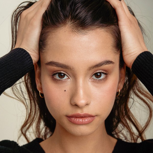 Ohrringe, Creolen, Gelbgold 585 / 14K, Außendurchmesser 20 mm, Breite 2 mm, Gewicht ca. 0.7 g