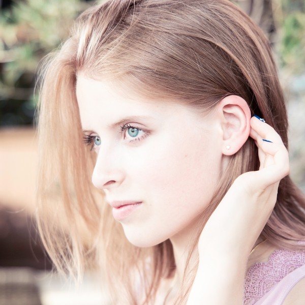 0,20 Karat Diamantohrstecker Gelbgold in 3.5 mm