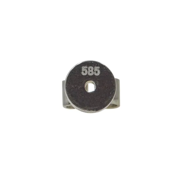 0,15 Karat Diamant Ohrstecker Weißgold in 3 mm