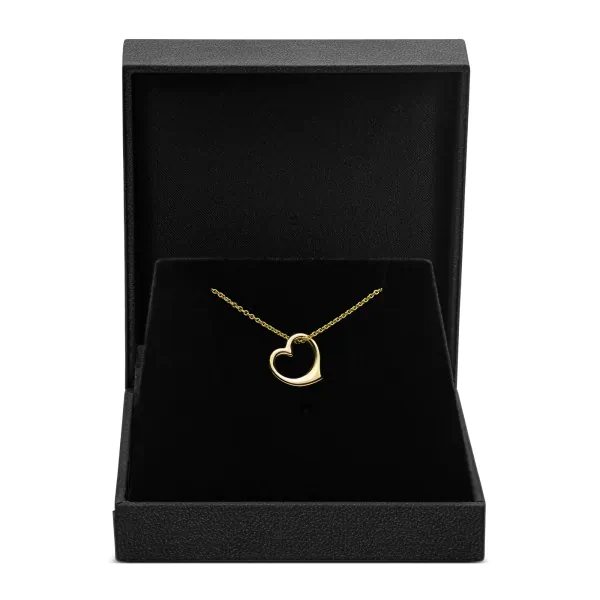 Anhänger Schwingendes Herz Gelbgold 7 mm