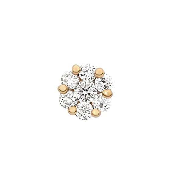 0,12 Karat Diamant Anhänger Rotgold