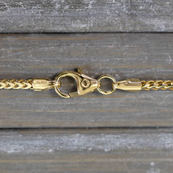 Armband als Bingokette in Gelbgold 333 / 8 K, 18 cm lang, 1,5mm breit, Gewicht ca. 2.4 g.