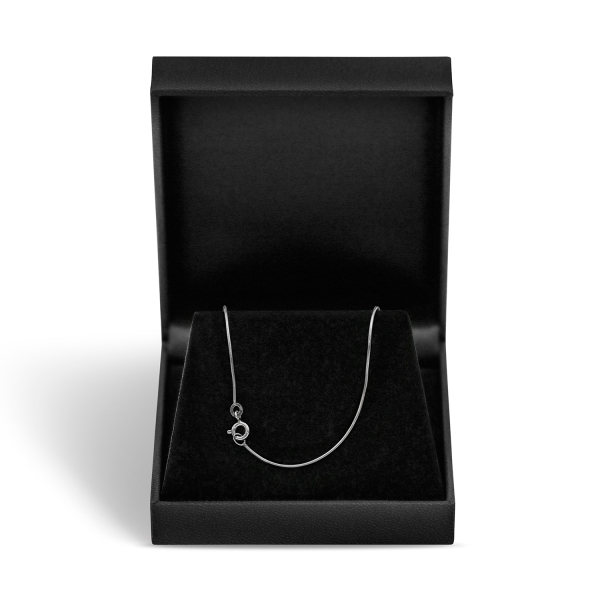 Schlangenkette Weißgold
