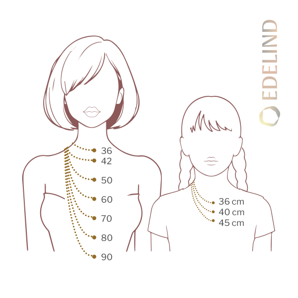 Goldkette als Venezianerkette in Gelbgold 750 / 18K, 45 cm lang, 0,7 mm breit, Gewicht ca. 2.1 g.