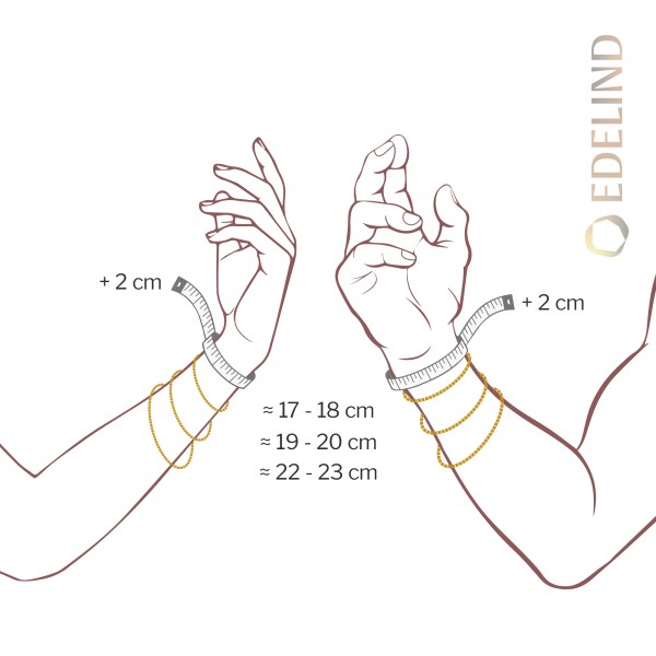 Armband als Zwillingspanzerkette in Gelbgold 333 / 8 K, 18 cm lang, 2,9mm breit, Gewicht ca. 2 g.