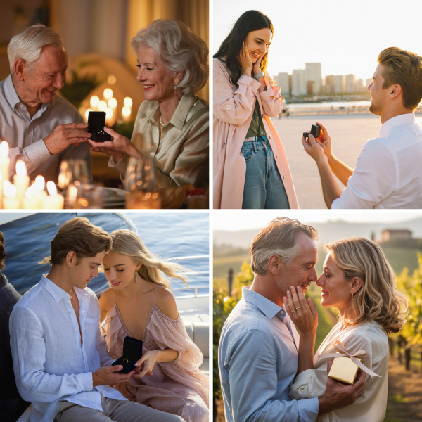 0,30 Karat Diamant Verlobungsring mit GIA Zertifikat, Rotgold 750 / 18K, Breite 1,7 mm,Weite 51 mm, Gewicht ca. 2.84 g.