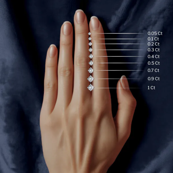 0,10 Karat Diamant Verlobungsring, Rotgold 585 / 14K, Weite 66 mm, Gewicht ca. 1.3 g.