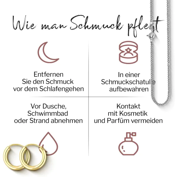 Goldkette als Panzerkette flach in Gelbgold 333 / 8K, 38 cm lang, 1,6 mm breit, Gewicht ca. 2.7 g.