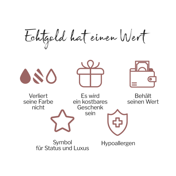 Goldkette als Venezianerkette in Gelbgold 750 / 18K, 80 cm lang, 0,7 mm breit, Gewicht ca. 3.8 g.