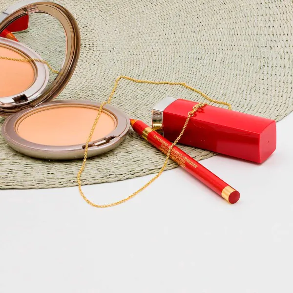 Goldkette als Erbskette in Gelbgold 333 / 8K, 38 cm lang, 1,5 mm breit, Gewicht ca. 2.8 g.