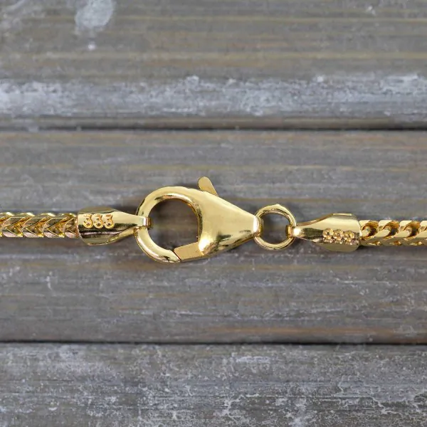 Goldkette als Bingokette in Gelbgold 333 / 8K, 40 cm lang, 1,8 mm breit, Gewicht ca. 6.7 g.