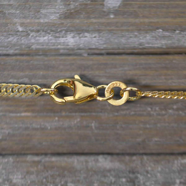 Singapurkette in Gelbgold 333 / 8K, 42 cm, 2,4 mm, Gewicht ca. 3,4 g