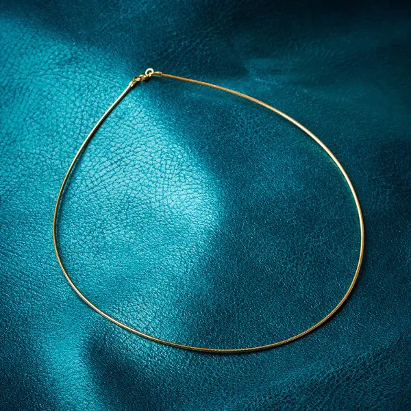 Goldkette als Tondakette in Gelbgold 585 / 14K, 40 cm lang, 1,4 mm breit, Gewicht ca. 5.1 g.