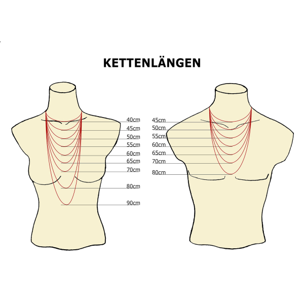 Ankerkette diamantiert mit Zwischenöse Gelbgold