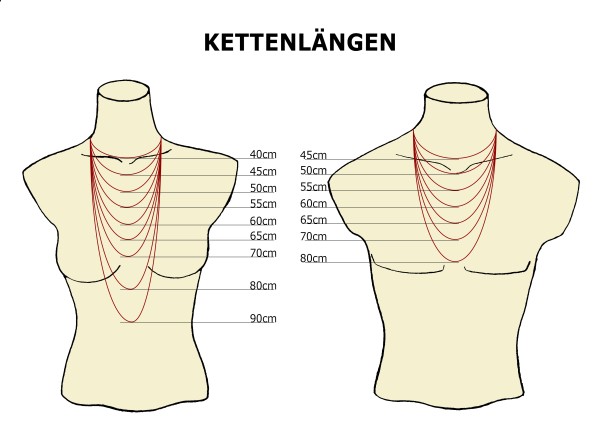 Goldkette als Königskette in Weißgold 585 / 14K, 42 cm lang, 1,8 mm breit, Gewicht ca. 9.9 g.