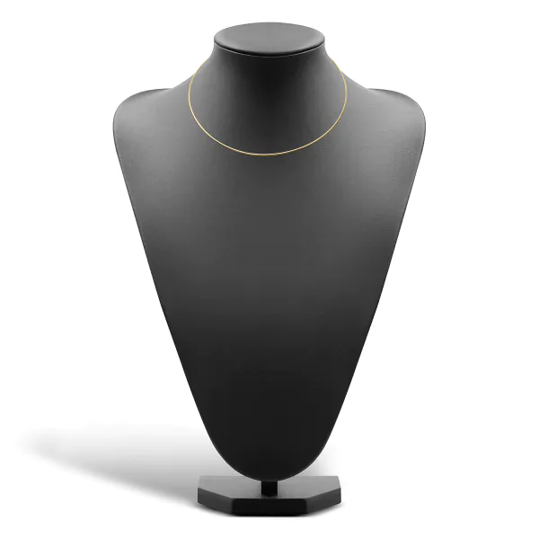 Goldkette als Tondakette in Gelbgold 333 / 8K, 42 cm lang, 1,5 mm breit, Gewicht ca. 7.4 g.