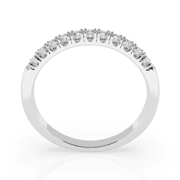 0,22 Karat Diamant Verlobungsring mit 11 Diamanten, Weißgold 585 / 14K