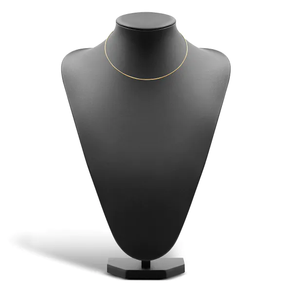 Goldkette als Tondakette in Gelbgold 585 / 14K, 42 cm lang, 1,5 mm breit, Gewicht ca. 9.3 g.