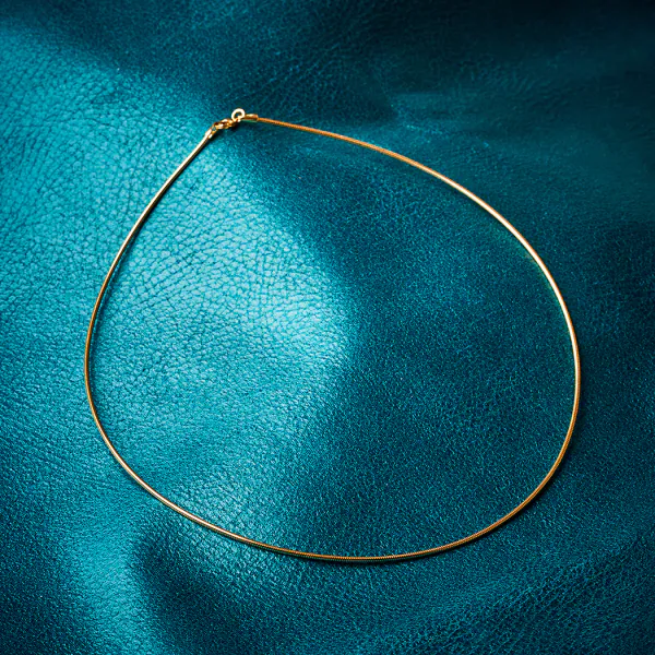 Goldkette als Tondakette in Gelbgold 585 / 14K, 40 cm lang, 1,4 mm breit, Gewicht ca. 5.1 g.