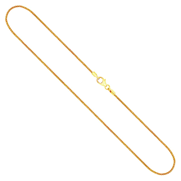 Goldkette als Bingokette in Gelbgold 750 / 18K, 45 cm lang, 1,3 mm breit, Gewicht ca. 5.7 g.