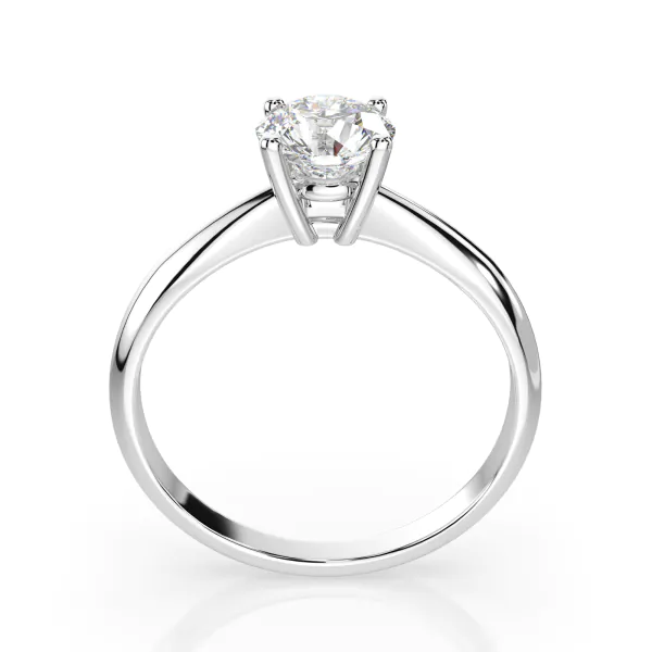 0,5 Karat Diamant Verlobungsring mit 1 Diamanten, Weißgold 585 / 14K