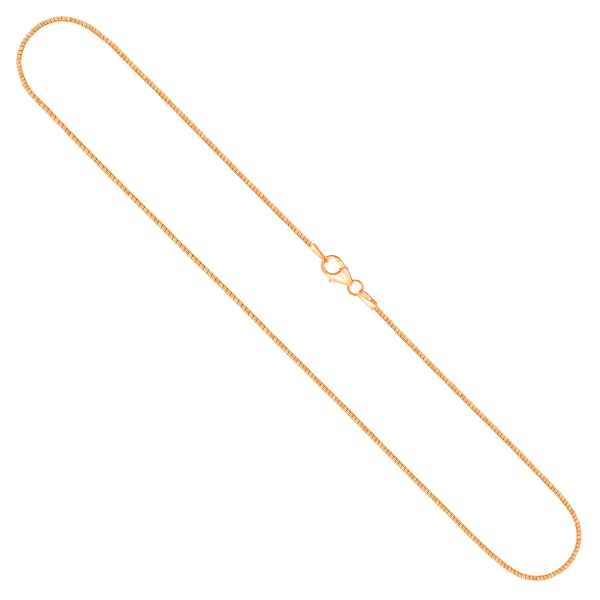 Goldkette als Tondakette in Gelbgold 750 / 18K, 40 cm lang, 1,2 mm breit, Gewicht ca. 6.2 g.