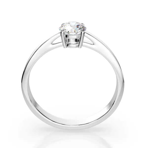 0,40 Karat Diamant Verlobungsring mit 1 Diamanten, Weißgold 585 / 14K