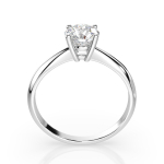 0,40 Karat Diamant Verlobungsring mit 1 Diamanten, Weißgold 585 / 14K, Weite 52 mm, Gewicht ca. 1.7 g.