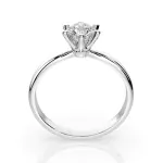 0,40 Karat Diamant Verlobungsring mit 1 Diamanten, Weißgold 585 / 14K