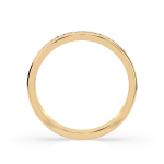 0,15 Karat Diamant Verlobungsring mit 19 Diamanten, Gelbgold 585 / 14K, Gewicht ca. 2.8 g.