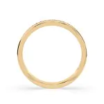 0,15 Karat Diamant Verlobungsring mit 19 Diamanten, Gelbgold 585 / 14K