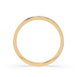 0,11 Karat Diamant Verlobungsring mit 13 Diamanten, Gelbgold 585 / 14K, Gewicht ca. 1.9 g.