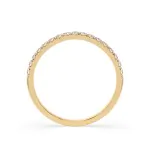 0,26 Karat Diamant Verlobungsring mit 17 Diamanten, Gelbgold 585 / 14K